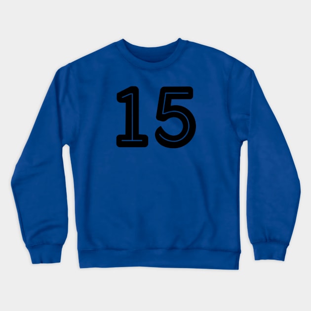 Intramurals -- 15 Black Crewneck Sweatshirt by caknuck